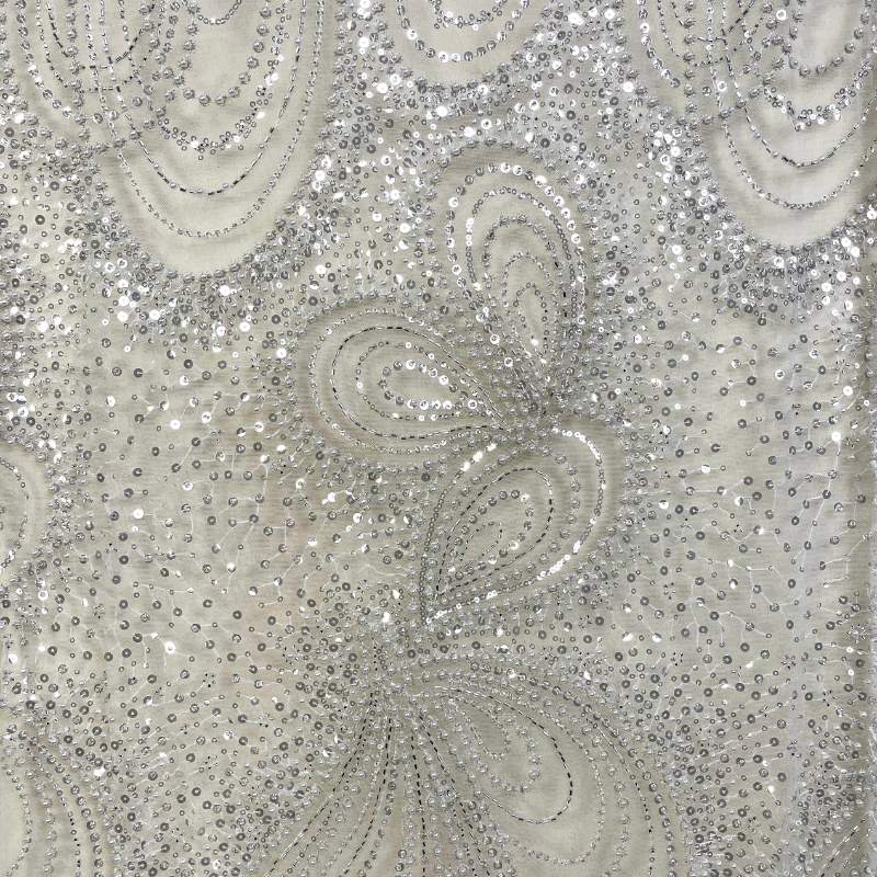 tulle lace fabric high-end embroidery