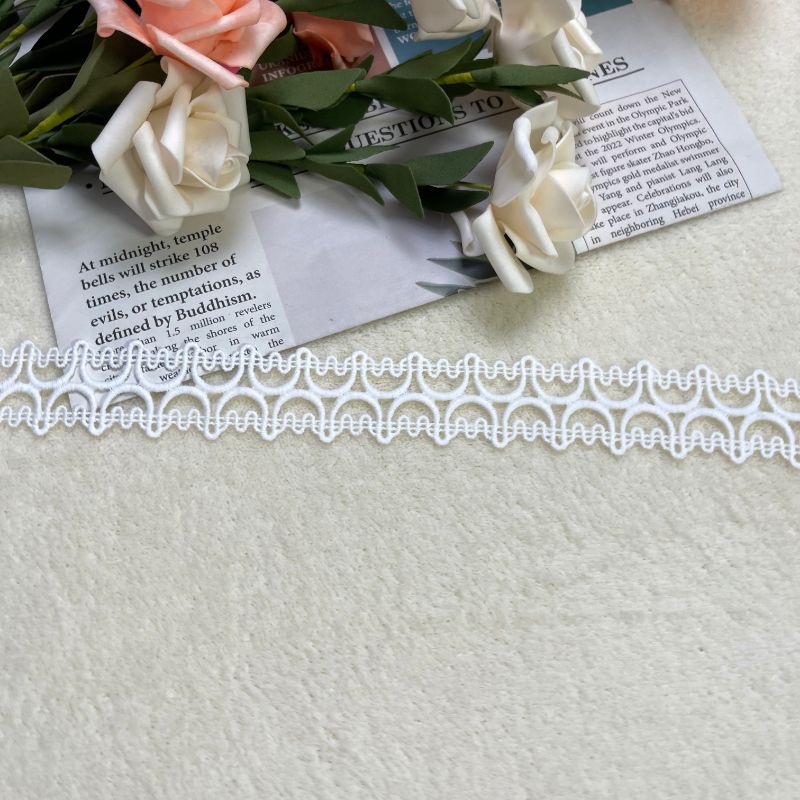 lace trim water soluble polyester lace trim