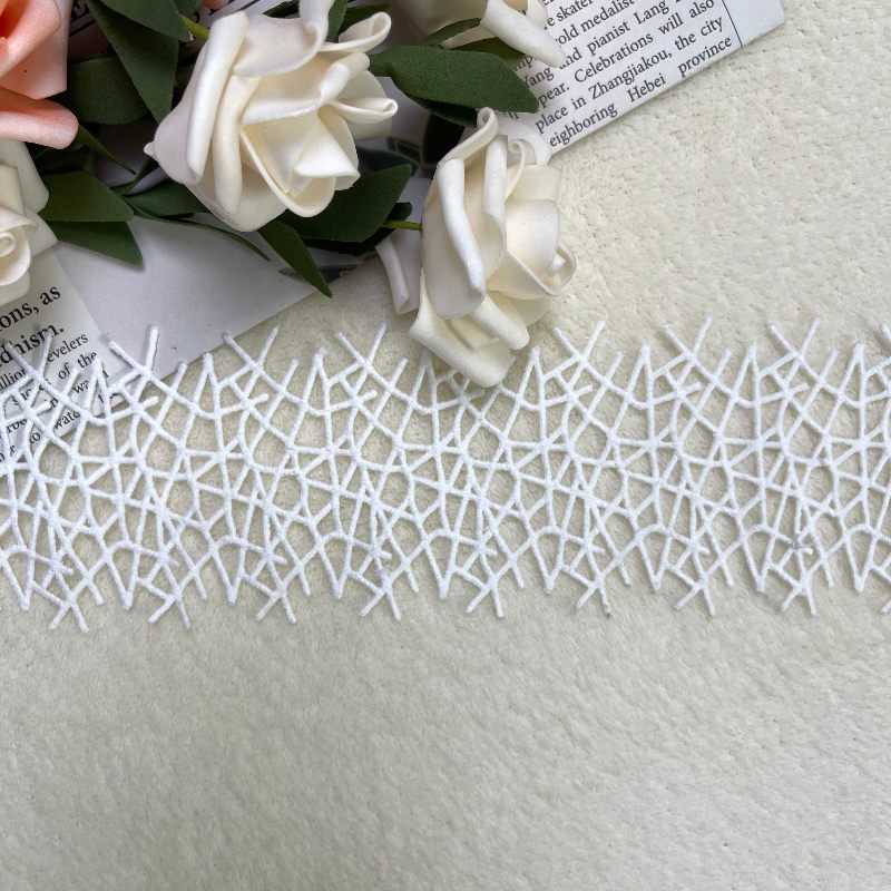 lace water soluble embroidery trim