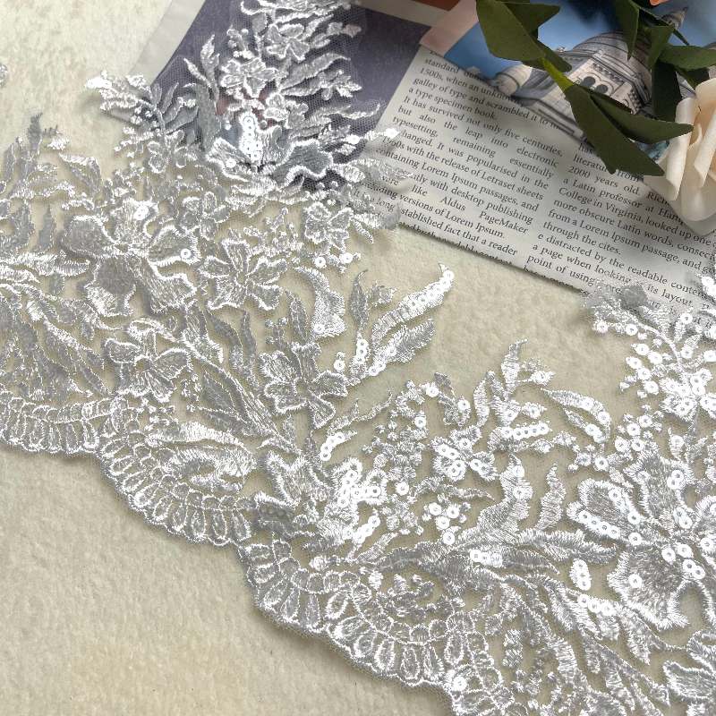 high quality embroidery lace trimming 