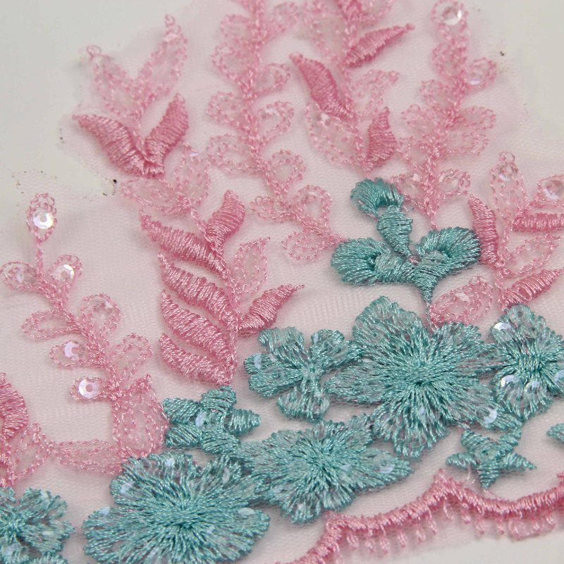 embroidered bridal lace trim
