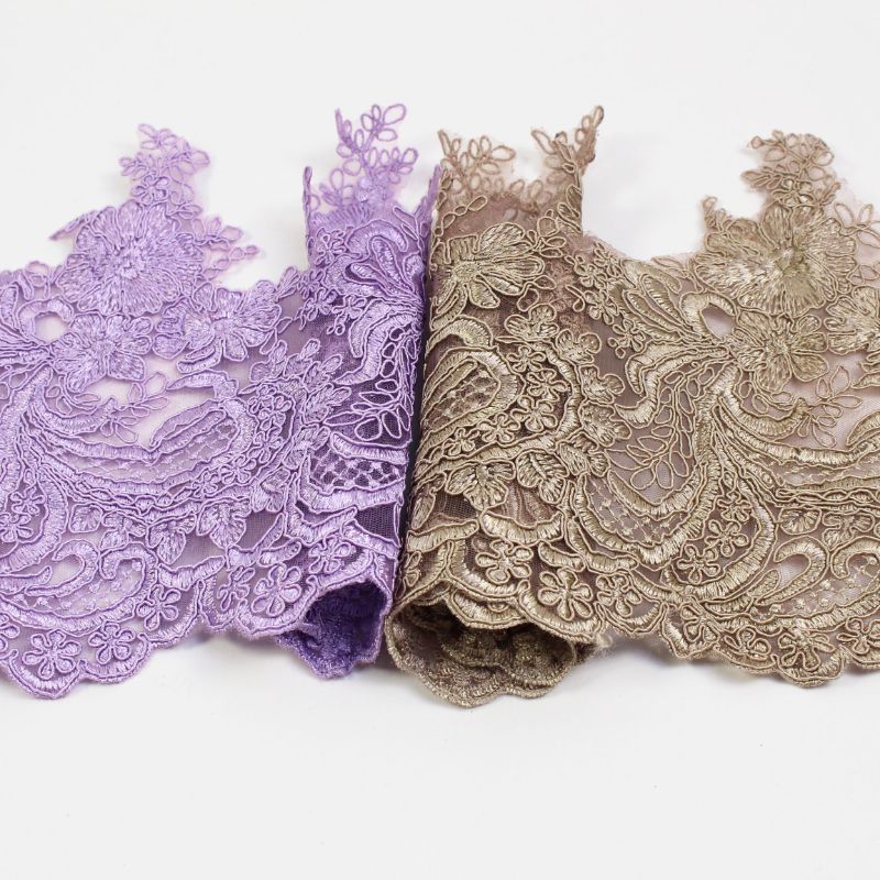 cotton embroidery lace trims