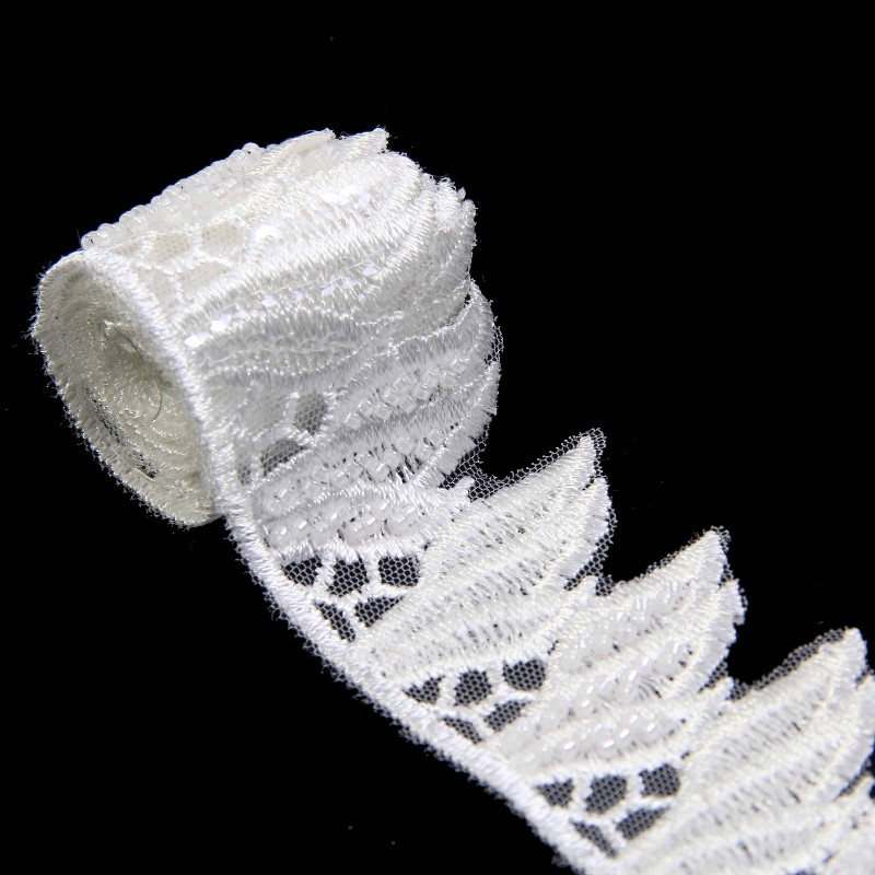 small rhinestone lace trim