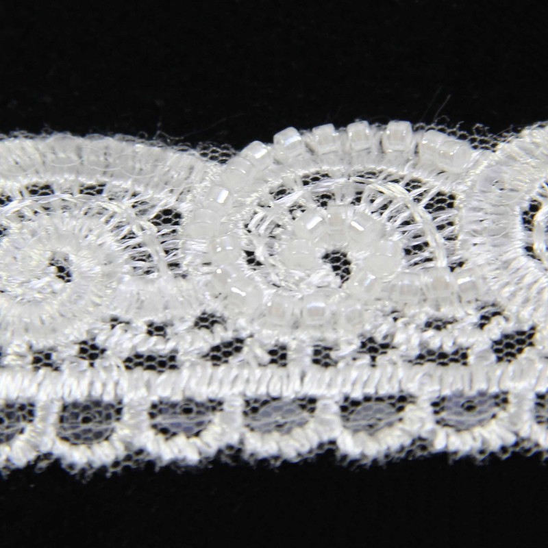 floral embroidery bridal tulle lace trim