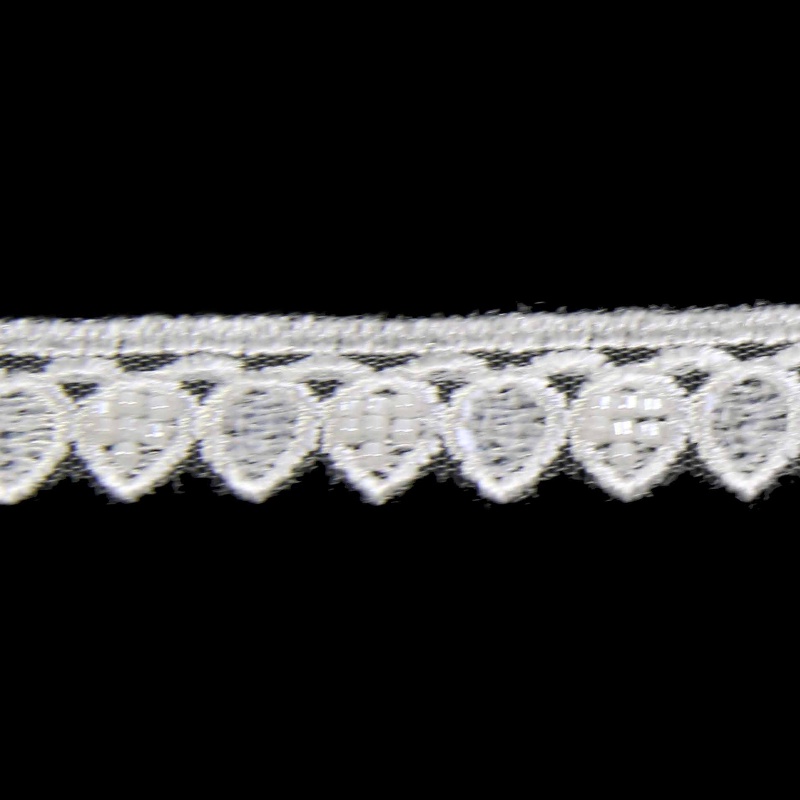 bridal veil guipure lace trim cotton