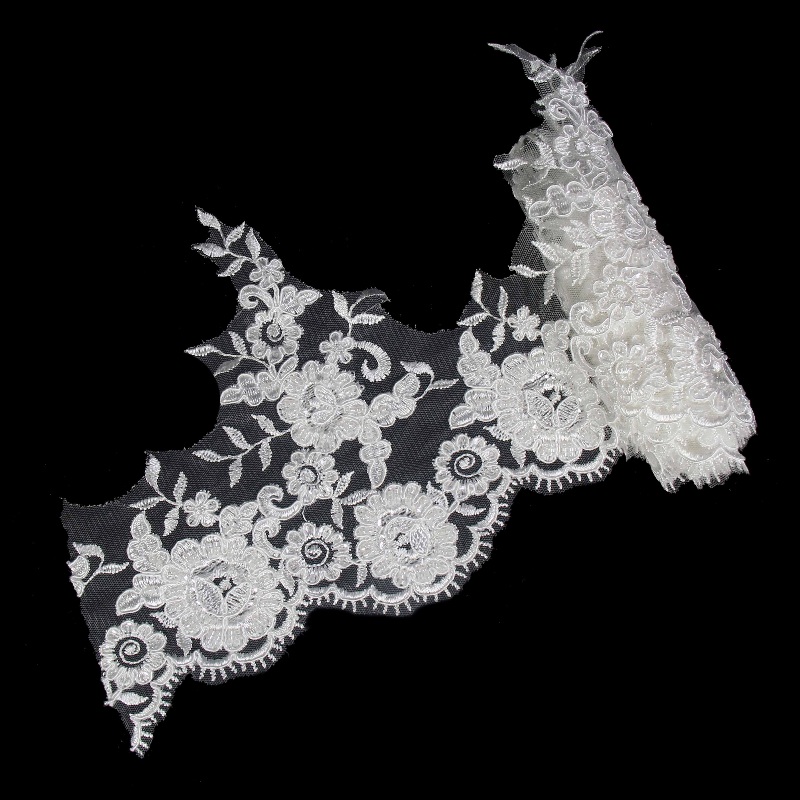 cotton embroidery lace trim  