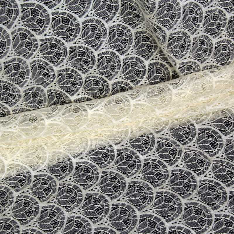 white french eyelash lace fabric