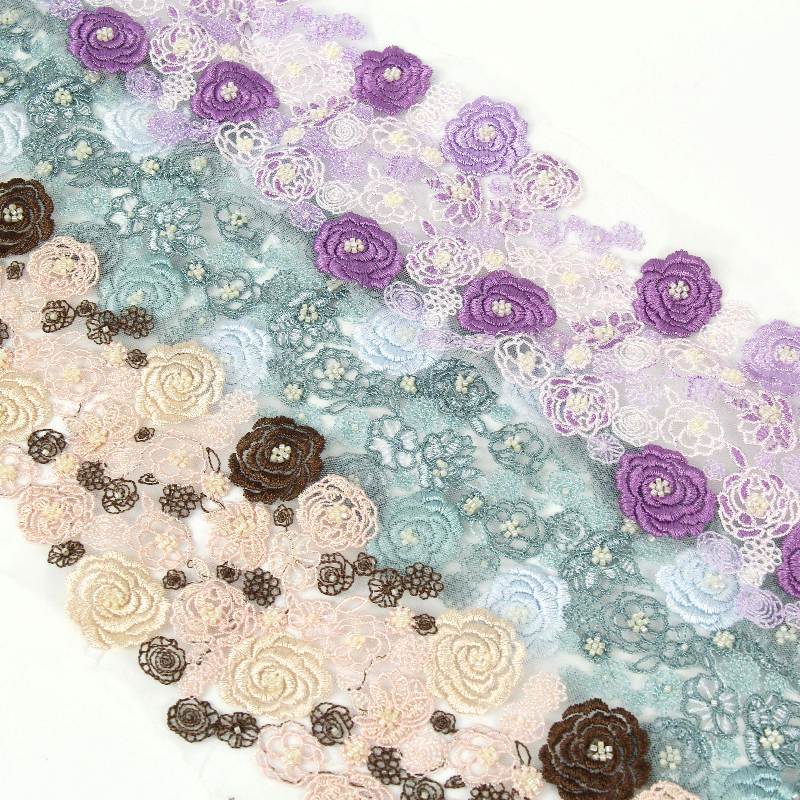 polyester lace sewing lace trim